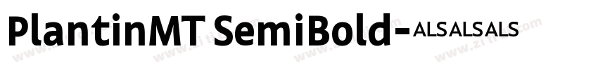 PlantinMT SemiBold字体转换